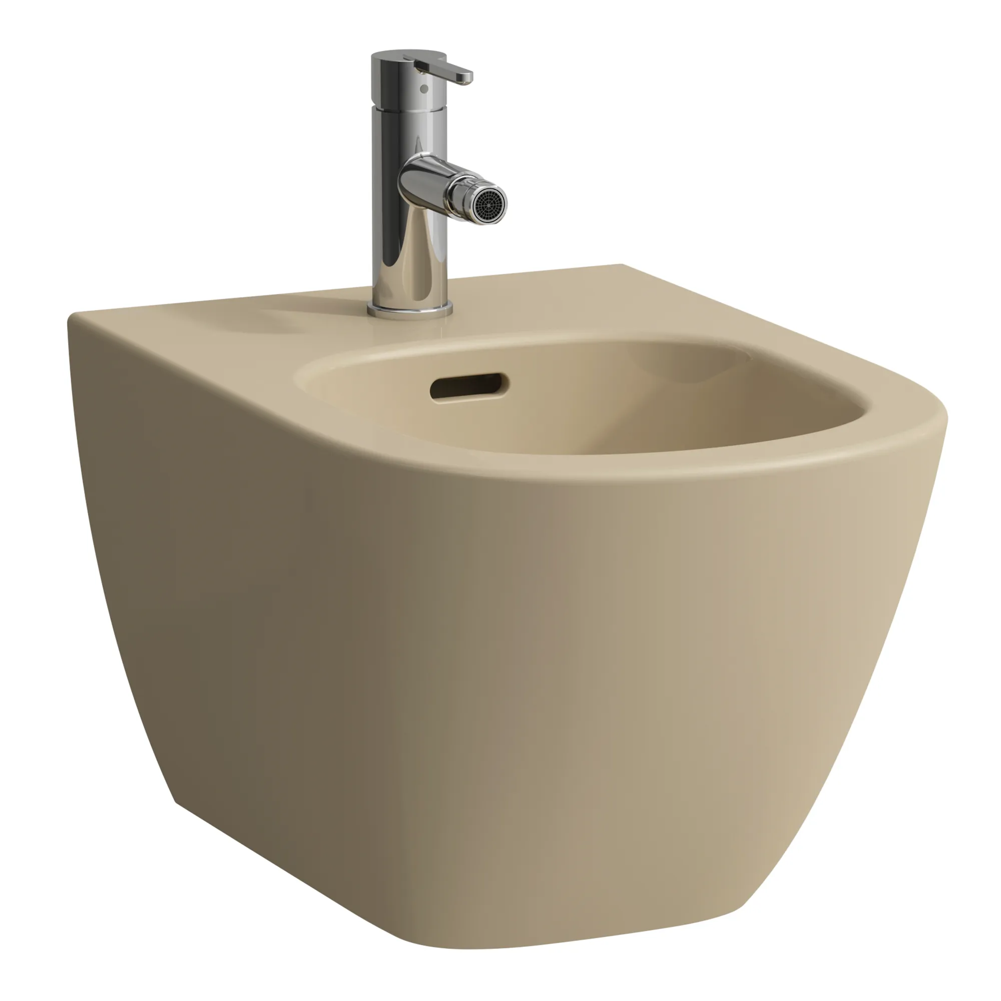 Laufen Wandbidet LUA 520x360 1 Hahnloch mit Überlauf, ohne seitliches Loch f. Wasseranschluss, bahamabeige Laufen Wandbidet LUA 520x360 1 Hahnloch mit Überlauf, ohne seitliches Loch f. Wasseranschluss, bahamabeige