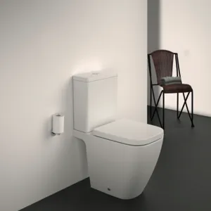 Stand-WC-Kombi i.life A Randlos 360x605x790mm Weiß