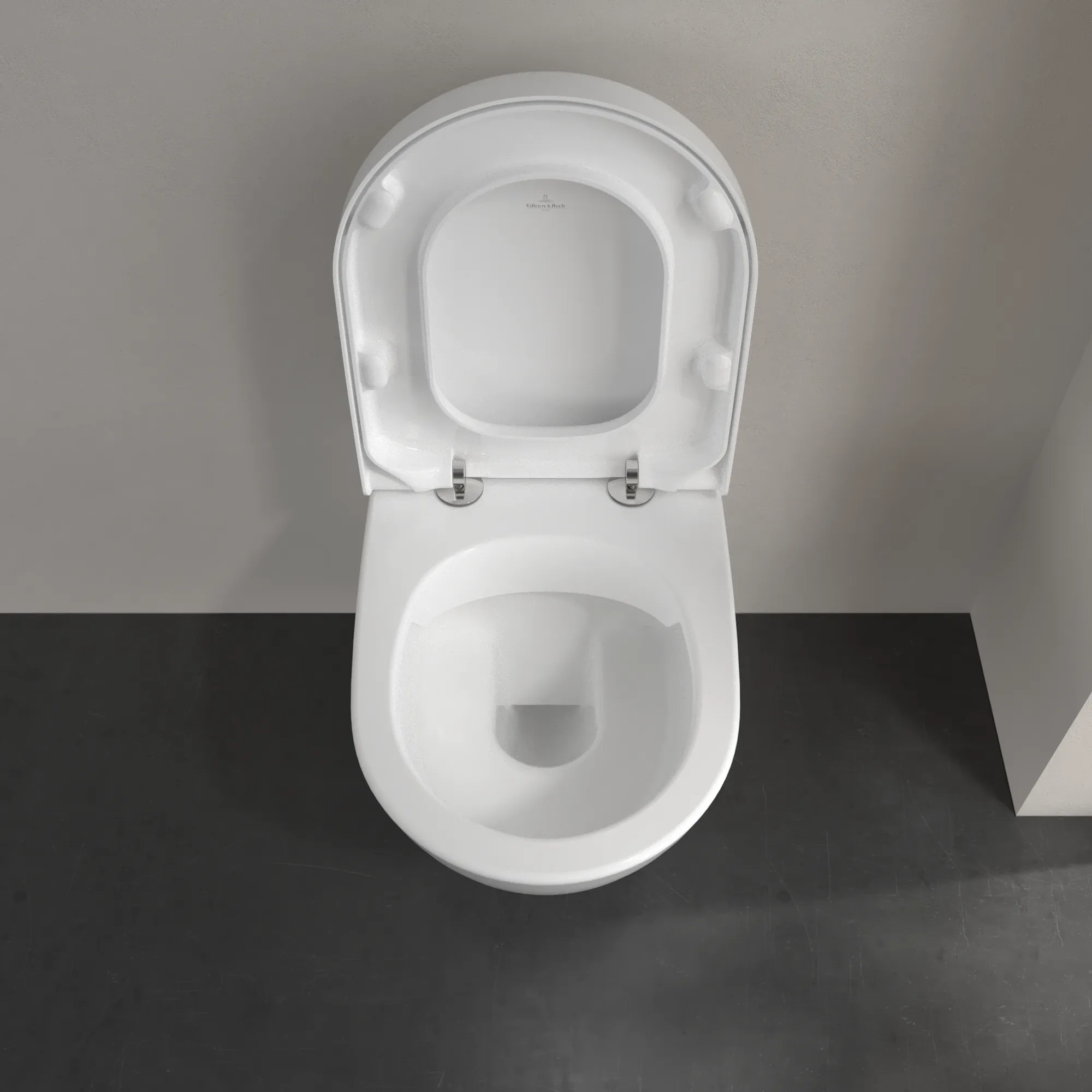 Wand-Tiefspül-WC DirectFlush „Subway 2.0“ 37 × 36,5 × 56 cm in Weiß Alpin, ohne Spülrand, Abgang waagerecht