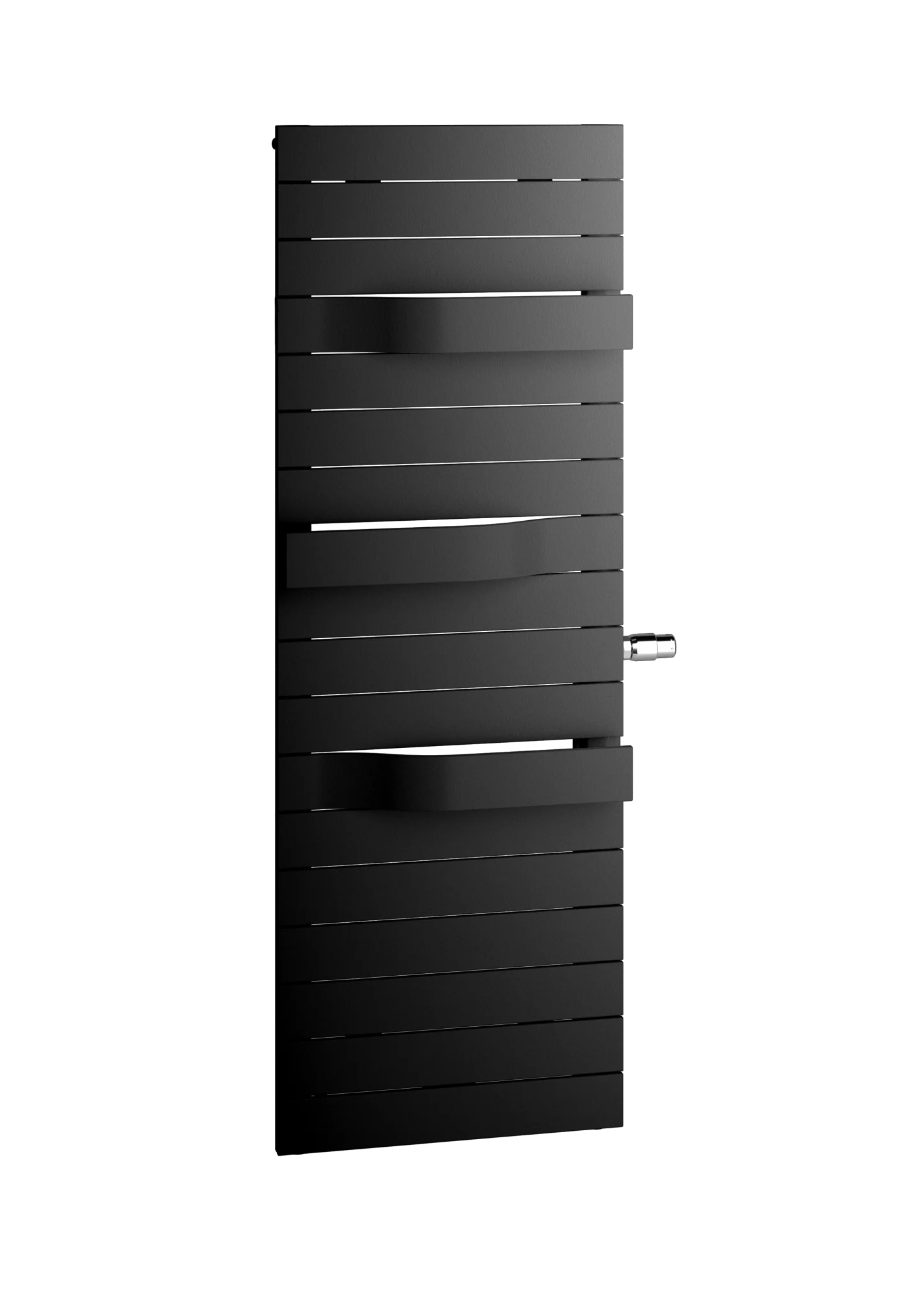 Kermi Design-Heizkörper „Tabeo®-V“ 50 × 175,7 cm in Schwarz Soft (RAL 9005, matt)