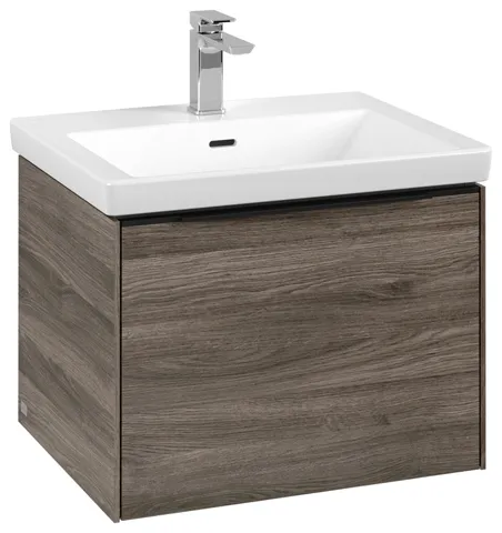 Villeroy & Boch Waschtischunterschrank „Subway 3.0“ für Schrankwaschtisch 572 × 429 × 478 mm Stone Oak, für Becken mittig Villeroy & Boch Waschtischunterschrank „Subway 3.0“ für Schrankwaschtisch 572 × 429 × 478 mm Stone Oak, für Becken mittig