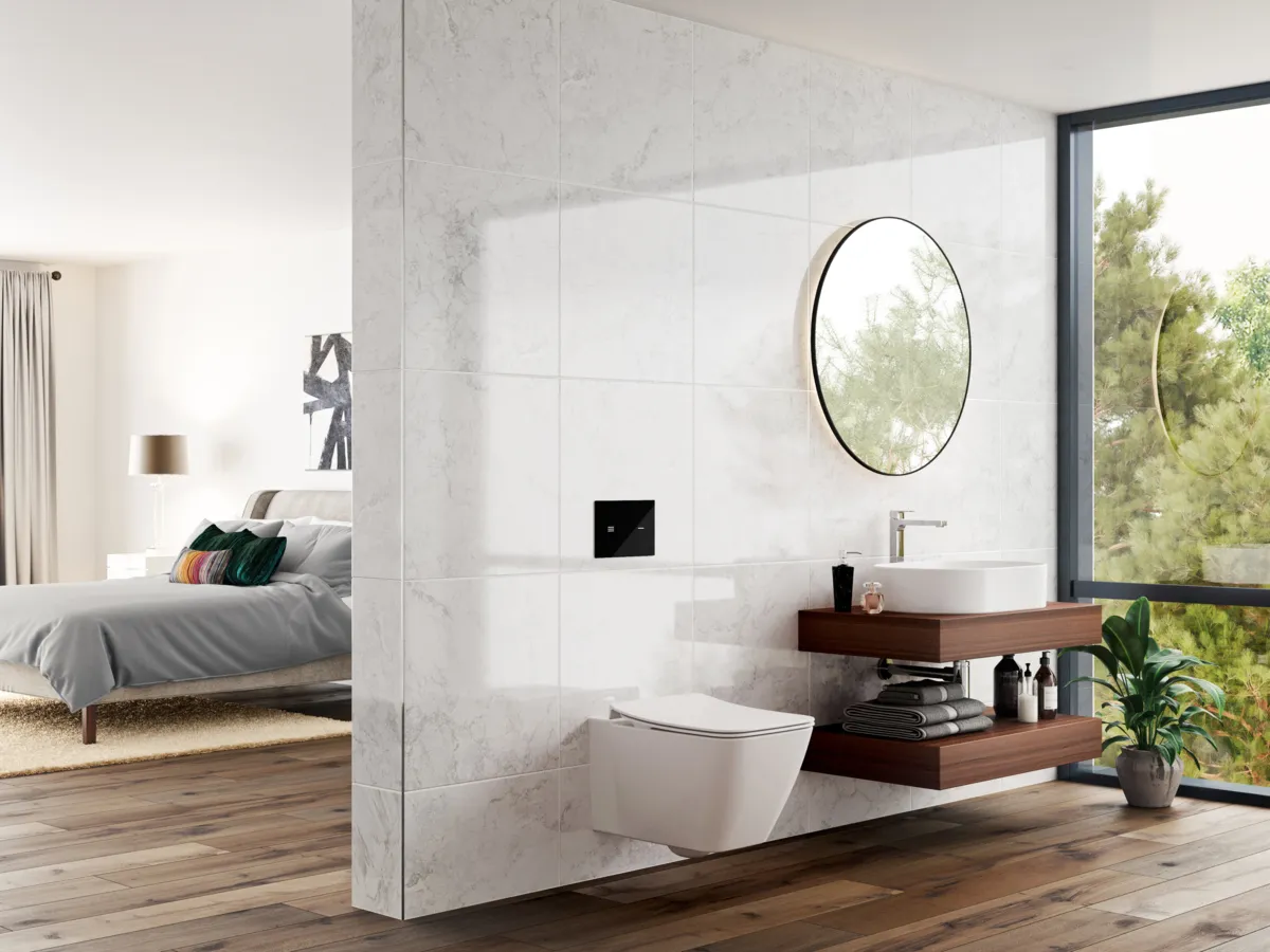 Waschtischarmatur Edge, mit verlängertem Sockel, 5 l/min., ohne Ablaufgarnitur, Ausladung 165mm, Chrom Waschtischarmatur Edge, mit verlängertem Sockel, 5 l/min., ohne Ablaufgarnitur, Ausladung 165mm, Chrom