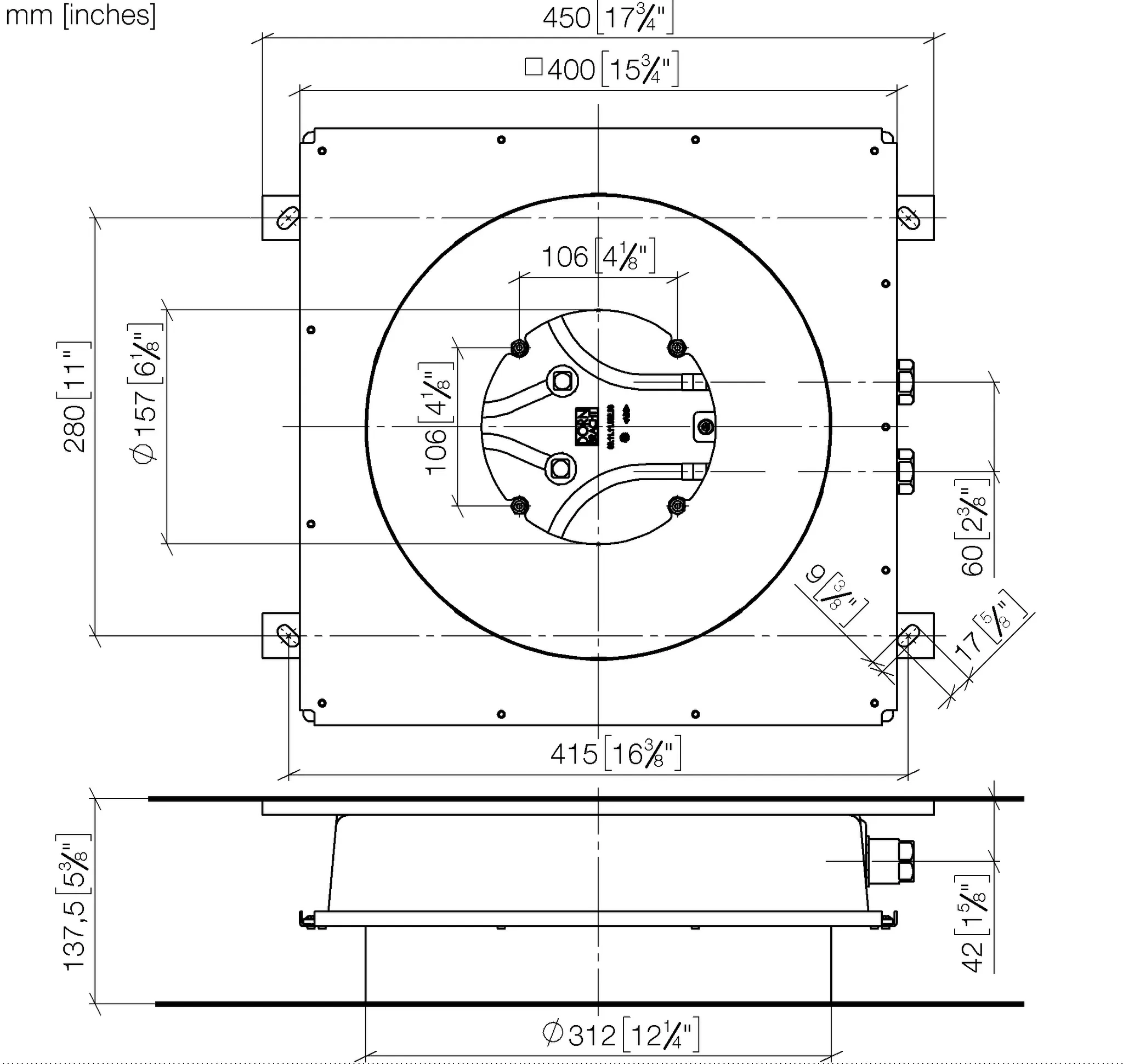 Dornbracht UP-Deckeneinbaukasten für Deckeneinbau - Bausatz-Vormontage, 2x Anschluss IG ½", flächenbündiger Einbaukasten, D. 310 mm, RAL 9003 signalweiß Dornbracht UP-Deckeneinbaukasten für Deckeneinbau - Bausatz-Vormontage, 2x Anschluss IG ½", flächenbündiger Einbaukasten, D. 310 mm, RAL 9003 signalweiß