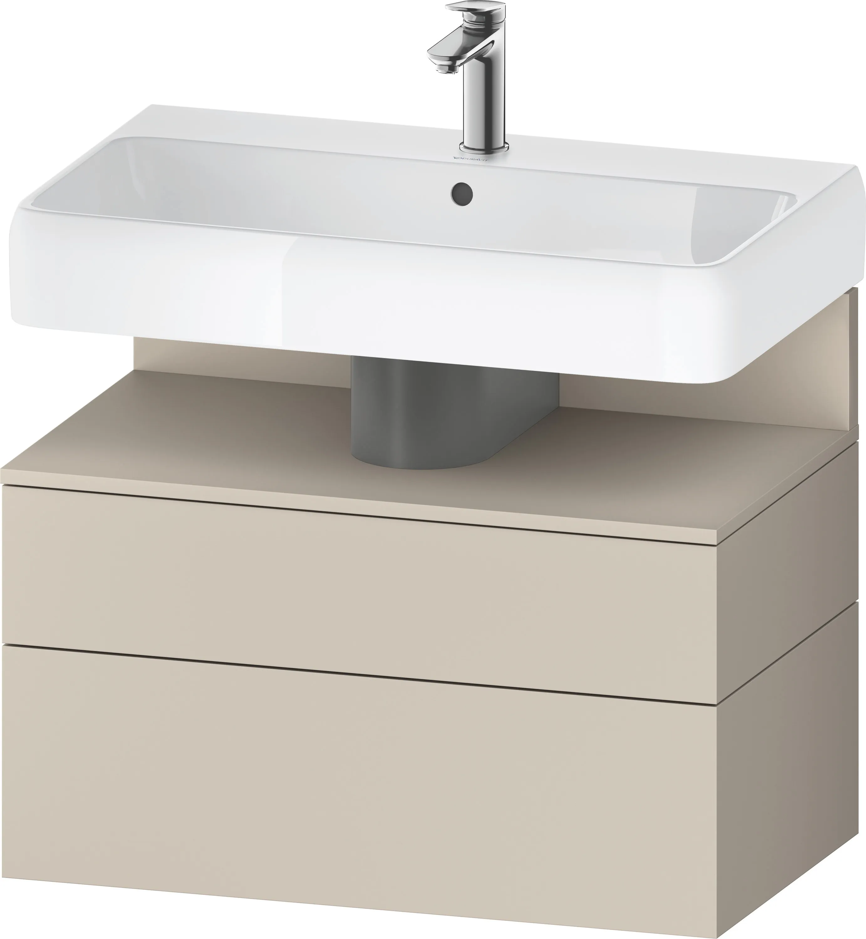 Duravit Waschtischunterschrank wandhängend „Qatego“ 79 × 59 × 47 cm, ohne Beleuchtung