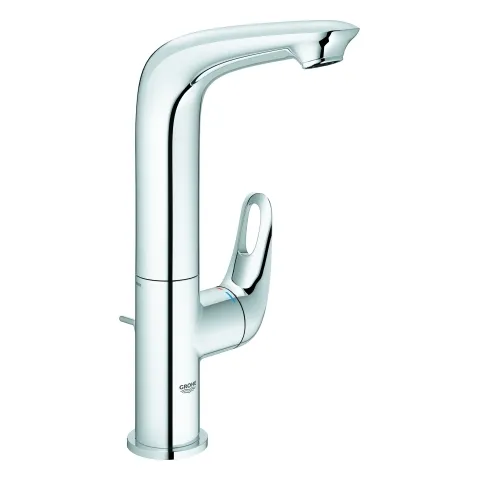 Einhand-Waschtischbatterie Eurostyle 23569_3, L-Size, Einlochmontage, offener Metall-Hebelgriff, Zugstangen-Ablaufgarnitur 1 1/4'', chrom Einhand-Waschtischbatterie Eurostyle 23569_3, L-Size, Einlochmontage, offener Metall-Hebelgriff, Zugstangen-Ablaufgarnitur 1 1/4'', chrom
