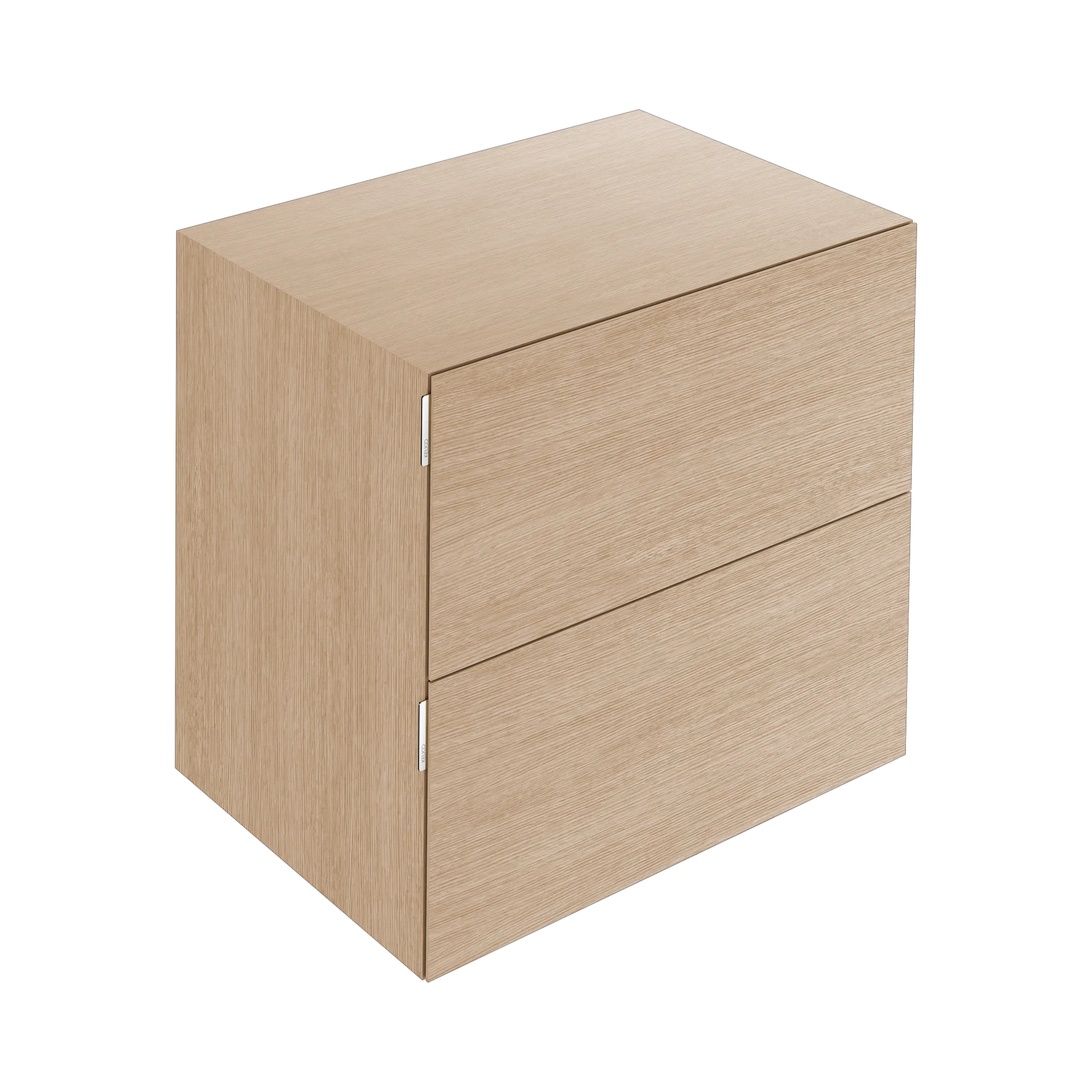 KEUCO Sideboard mit Auszügen „Edition 11 Art“ Eiche hell (Furnier), Eiche hell (Furnier), ohne Beleuchtung 80 × 70 × 49 cm