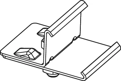TECEprofil Multiklemme zur Befestigung von Fremdmaterialien