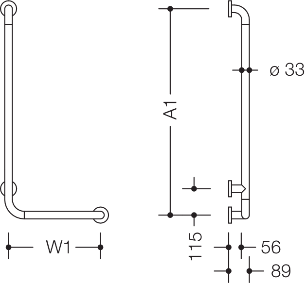 HEWI Haltegriff „Serie 801“