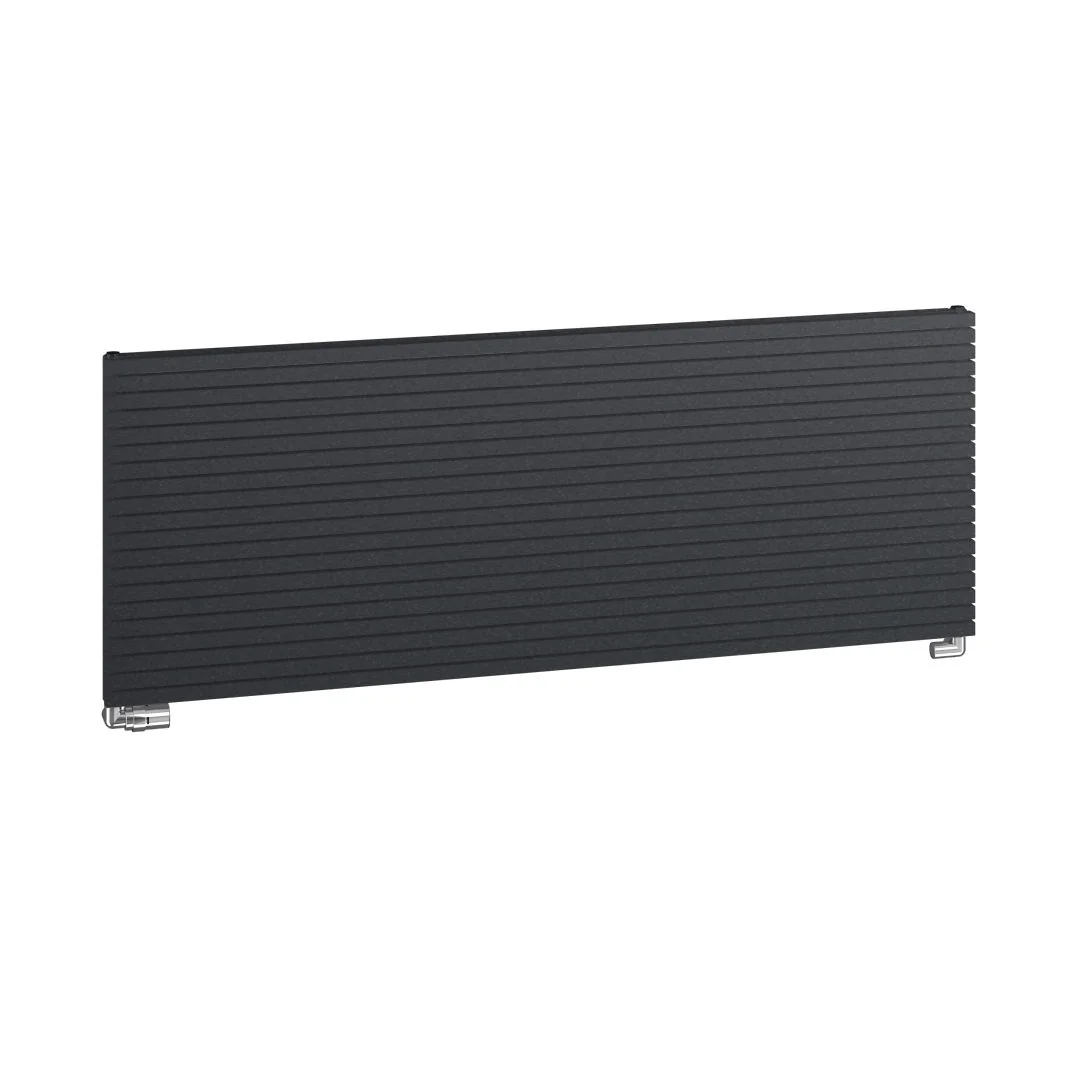 Kermi Carre Bad- und Wohnheizkörper, Anthracite Grey, 415 x 600 x 60 mm, 1-lagig, horizontal, 296 Watt, 10 bar, Warmwasser bis 120°C