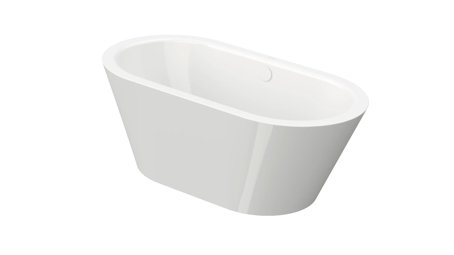Bette oval Badewanne „BetteStarlet Oval Silhouette“ 150 × 80 cm in Star White