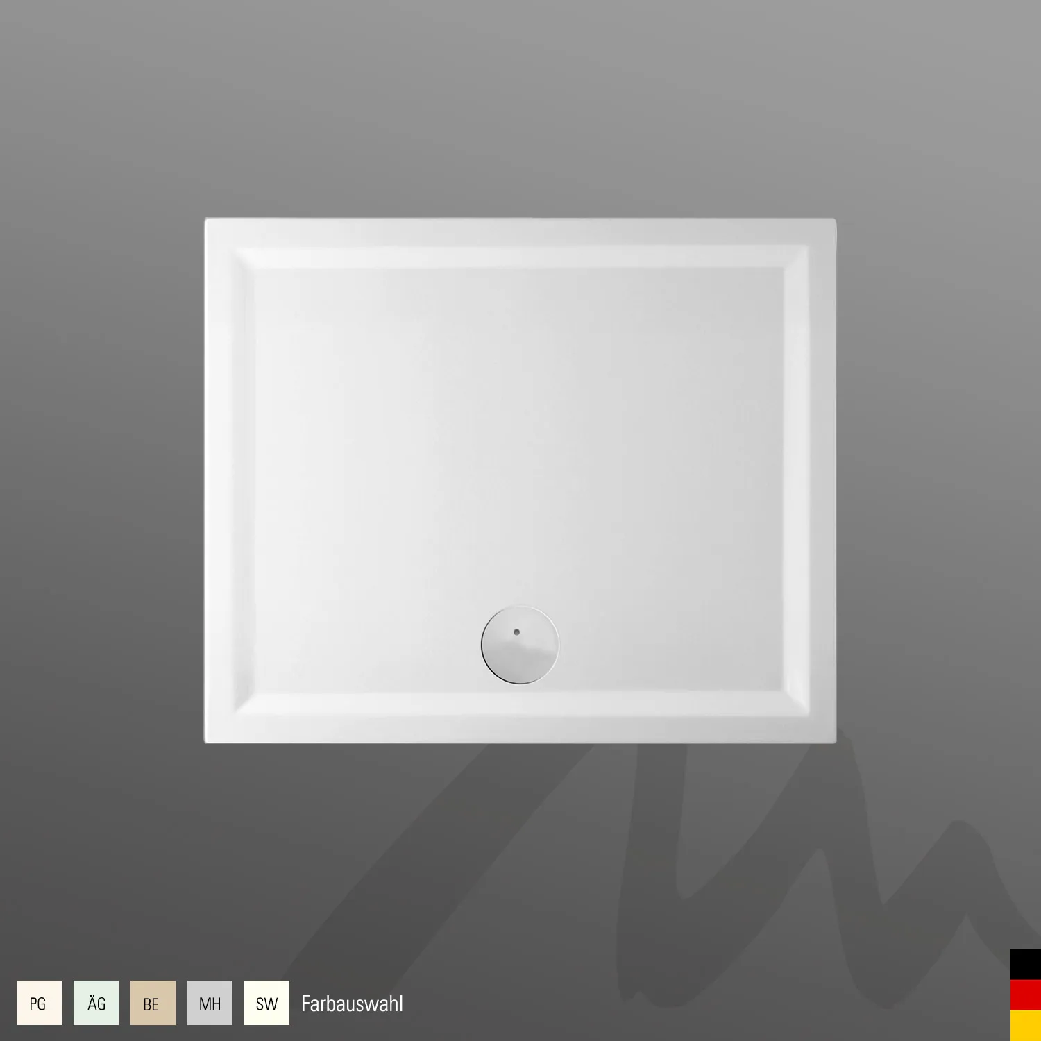 Mauersberger lupina Acryl-Duschwanne lupina 120⁄100 SF 1200x1000x50, Farbgruppe: 2 Mauersberger lupina Acryl-Duschwanne lupina 120⁄100 SF 1200x1000x50, Farbgruppe: 2