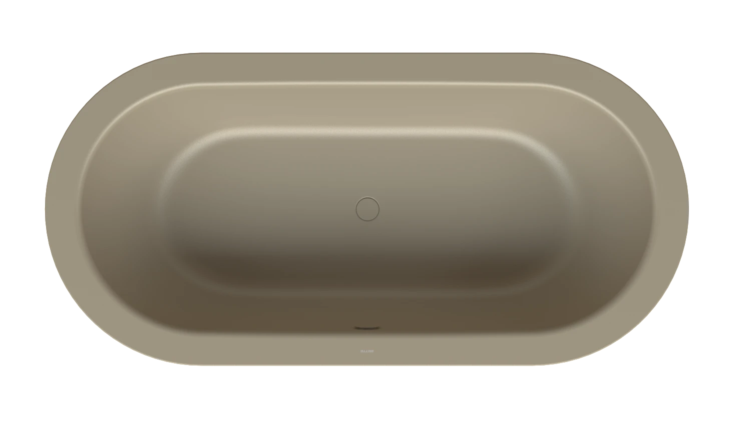 Bette oval Badewanne „BetteStarlet Oval Silhouette“ 195 × 95 cm in Hazel