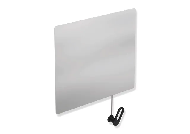 HEWI Kippspiegel Serie 801, Kristallspiegel, 599x540mm, Tiefschwarz HEWI Kippspiegel Serie 801, Kristallspiegel, 599x540mm, Tiefschwarz