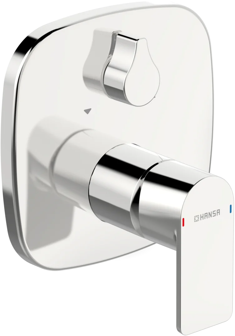 HansaSTELA Wannen- und Brausearmatur Einhebelmischer Fertigmontageset für Wanne/Brause HansaSTELA 8784 Rosette soft edge mit Sicherungseinrichtung Chrom HansaSTELA Wannen- und Brausearmatur Einhebelmischer Fertigmontageset für Wanne/Brause HansaSTELA 8784 Rosette soft edge mit Sicherungseinrichtung Chrom