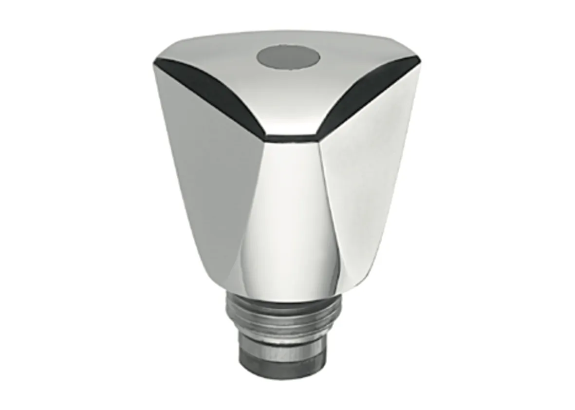 Sanitär-Oberteil mit Dreikanthaubengriff, RFV, DN 15 G 1/2 AG, chrom Sanitär-Oberteil mit Dreikanthaubengriff, RFV, DN 15 G 1/2 AG, chrom