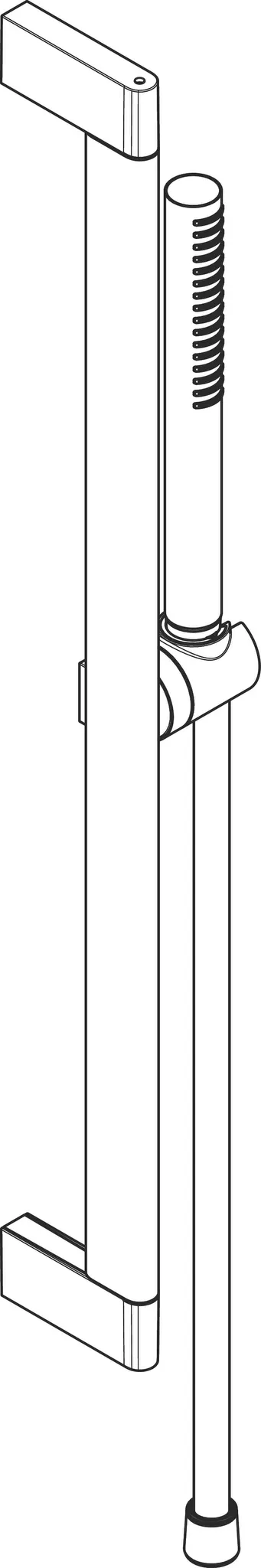 Hansgrohe Pulsify S 100 1jet EcoSmart Brauseset, chrom