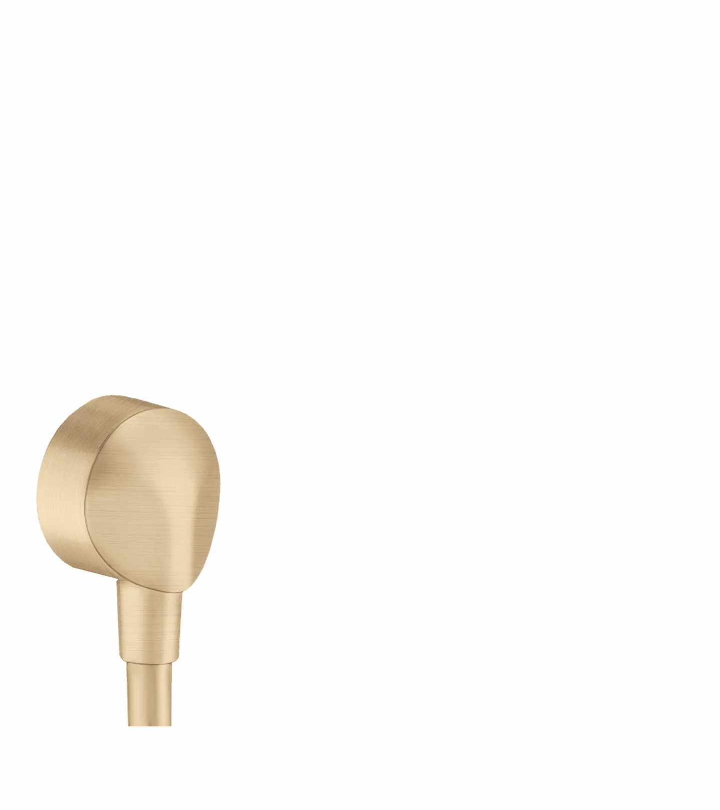 Hansgrohe FixFit Wandanschluss E ohne Rückflussverhinderer, Brushed Bronze, DN15, G 1/2