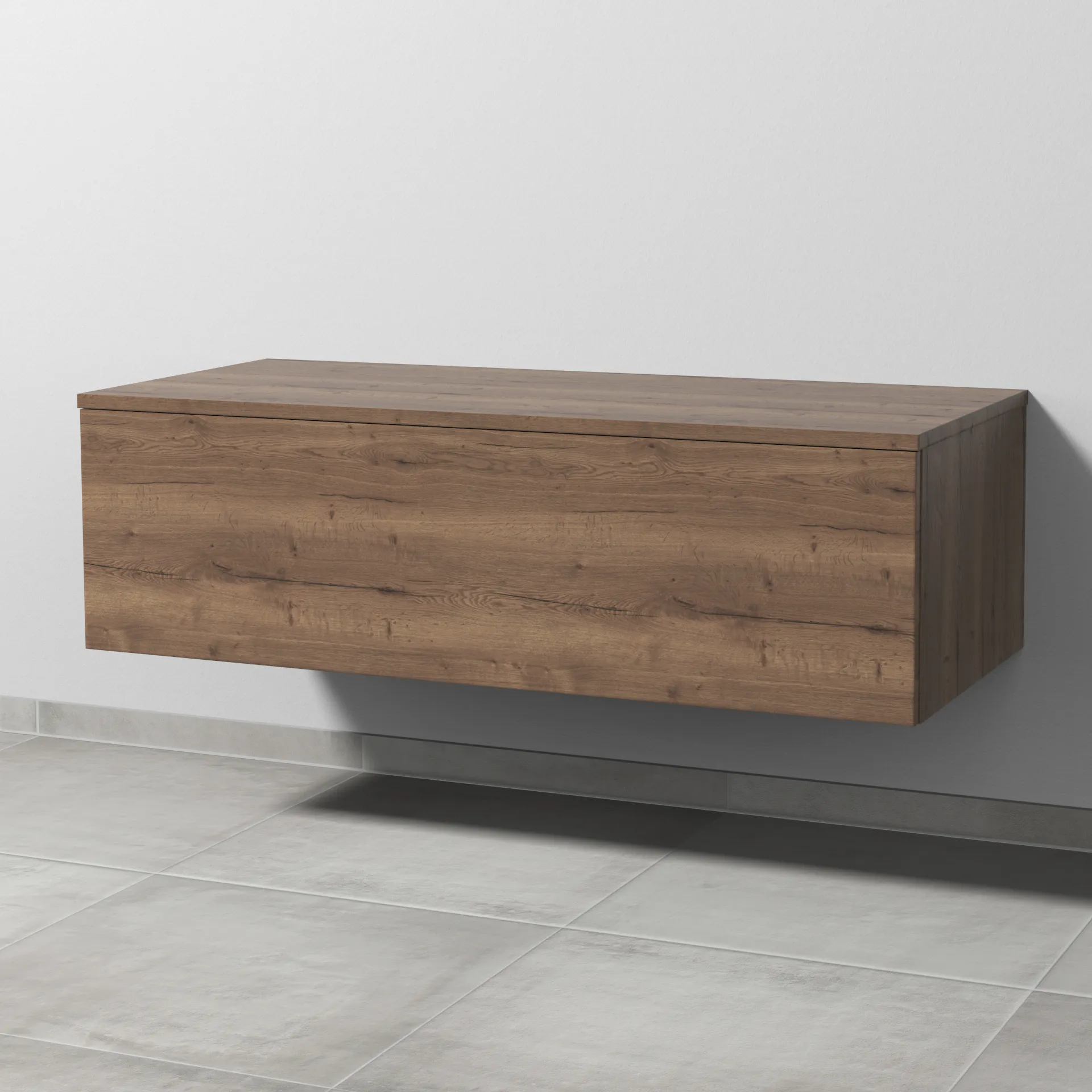 Sanipa Anbauschrank „2morrow“ 1200 × 340 × 520 mm in Eiche Tabak