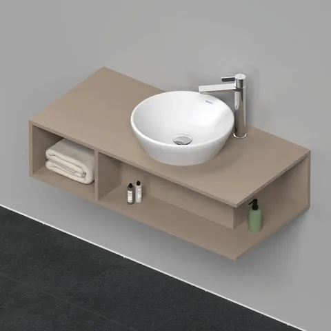 Duravit Waschtischunterschrank wandhängend „D-Neo“ 100 × 26 × 48 cm Leinen