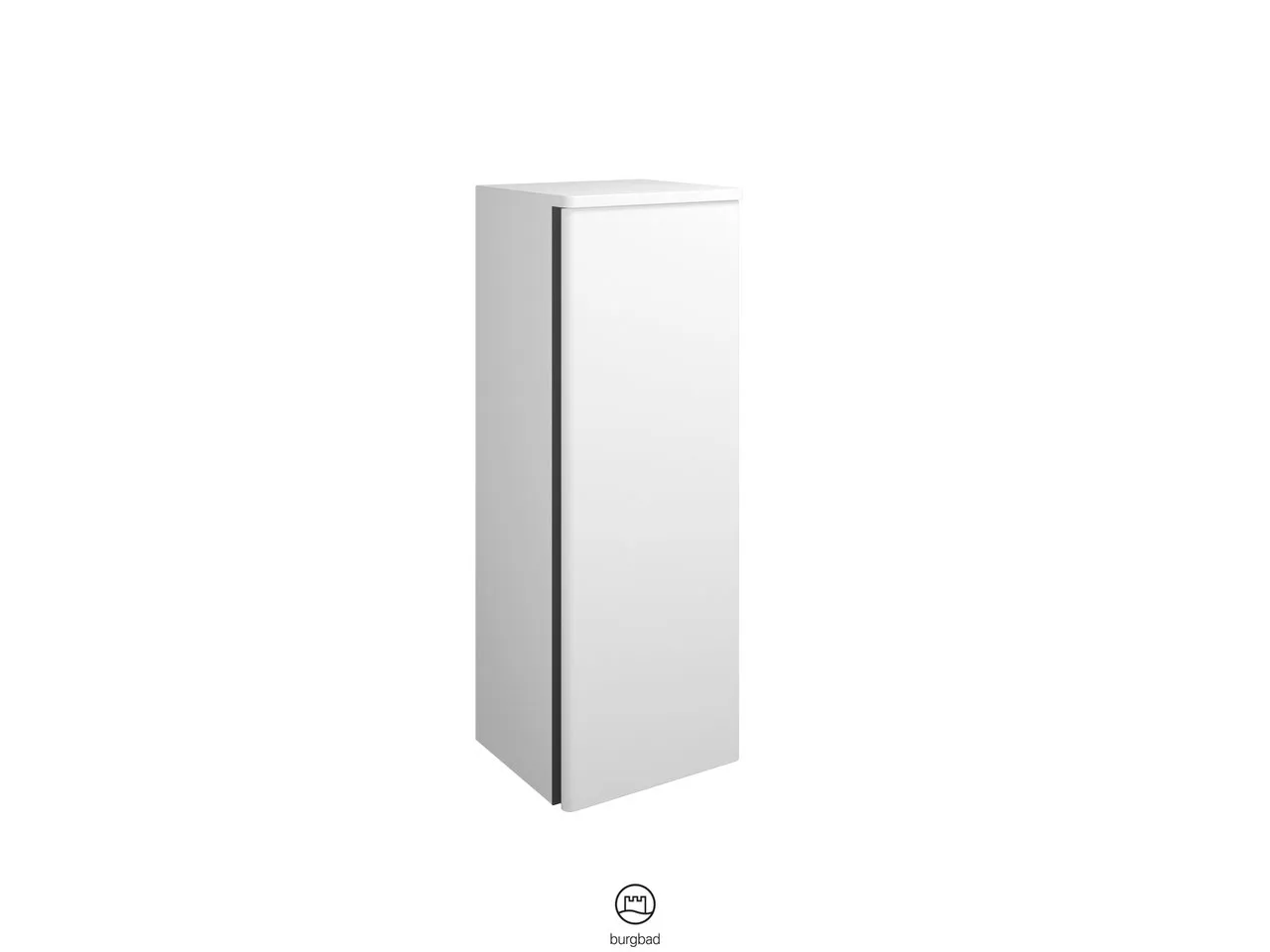 burgbad Hochschrank „Badu“ 392 × 980 × 365 mm in Nussbaum Dekor Samt
