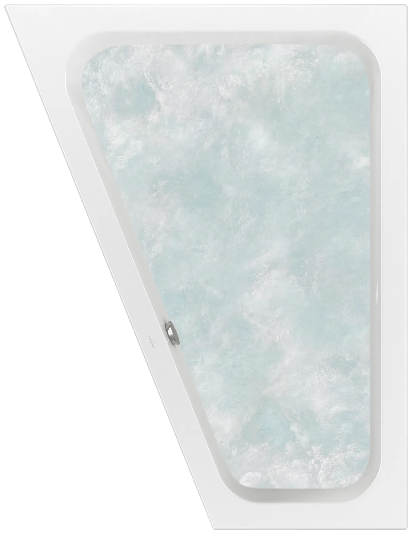 Villeroy & Boch Whirlwanne mit eckiger Innenform und umlaufenden Wannenrand „Loop & Friends“ mit Whirlsystem „Hydropool Entry“ trapez 175 × 135 cm, links in Weiß Alpin Villeroy & Boch Whirlwanne mit eckiger Innenform und umlaufenden Wannenrand „Loop & Friends“ mit Whirlsystem „Hydropool Entry“ trapez 175 × 135 cm, links in Weiß Alpin