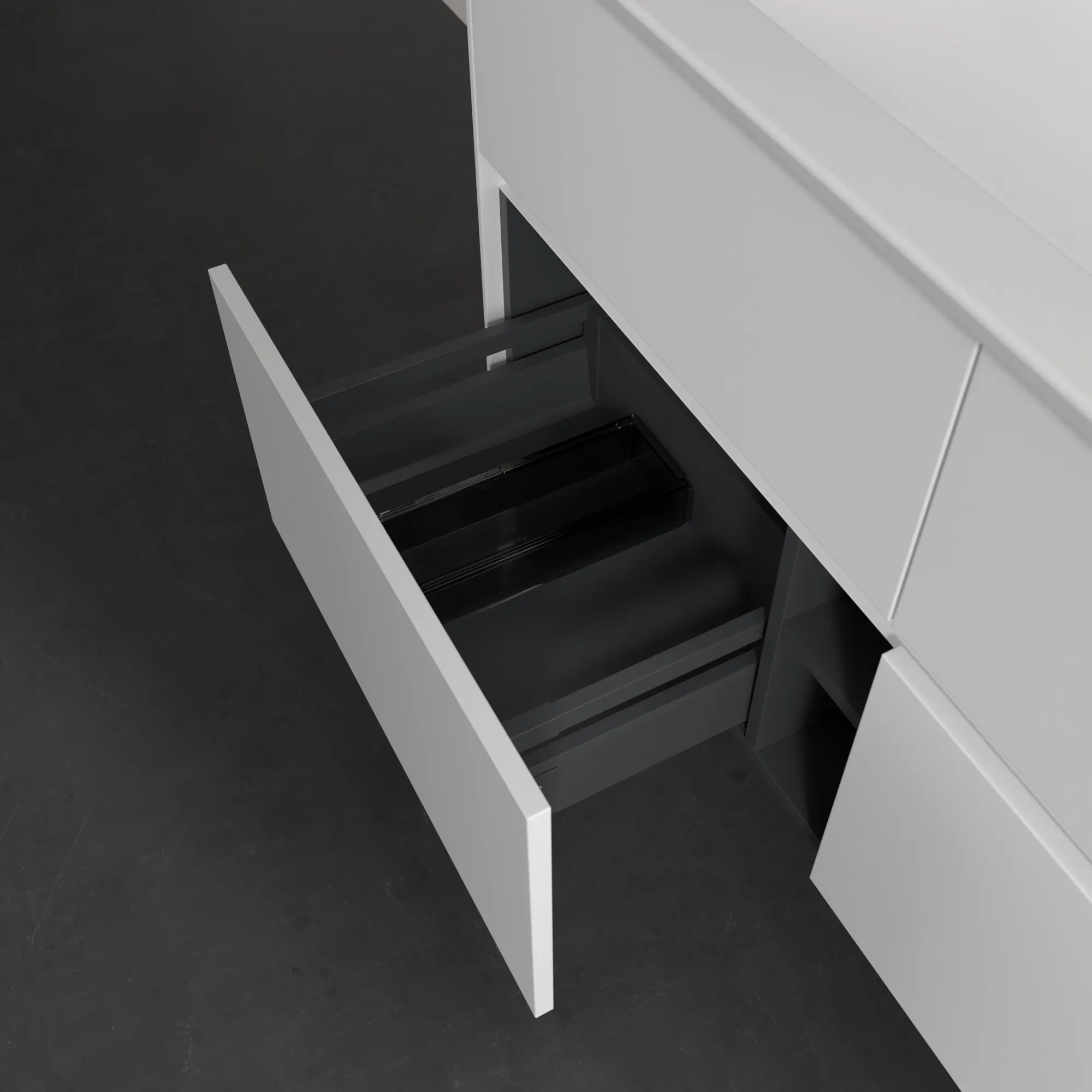 Villeroy & Boch Waschtischunterschrank „Collaro“ 1161 × 610 × 480 mm Weiß Matt, ohne Beleuchtung, für Becken mittig Villeroy & Boch Waschtischunterschrank „Collaro“ 1161 × 610 × 480 mm Weiß Matt, ohne Beleuchtung, für Becken mittig