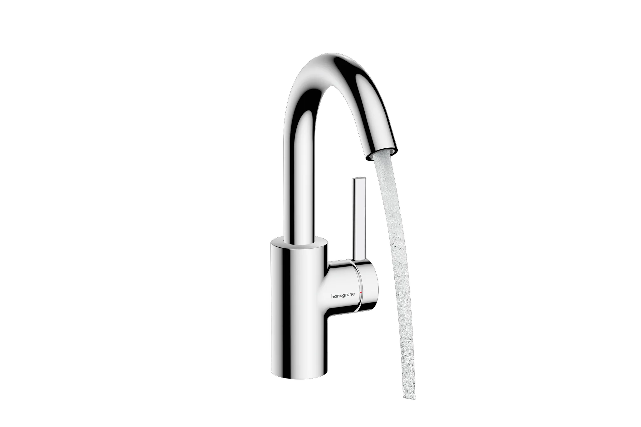 Zesis S Einhebel-Waschtischmischer 210 CoolStart mit Schwenkauslauf und Push-Open Ablaufgarnitur, Chrom