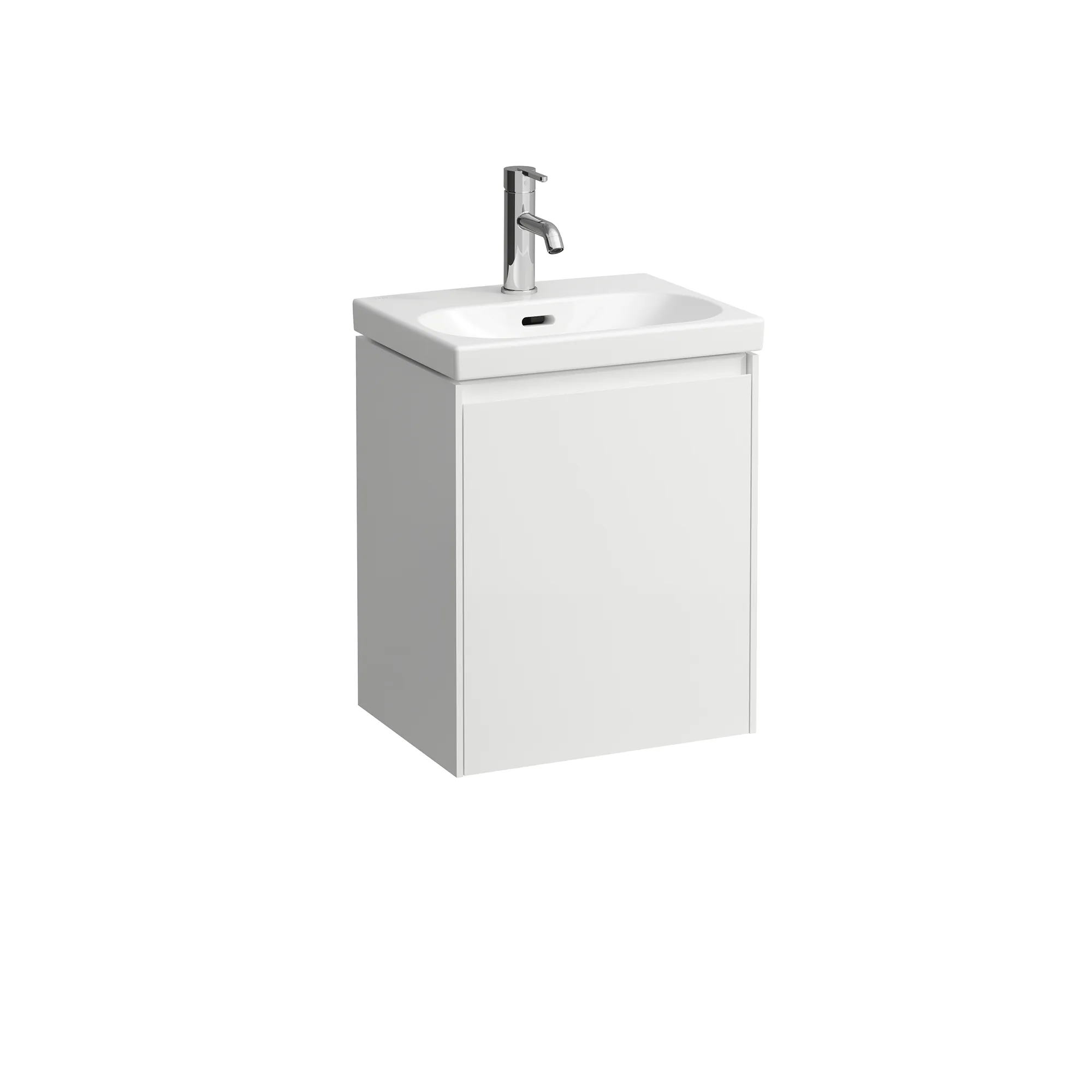 Laufen Waschtischunterbau LANI 339x437x515 1 Tür Scharnier links integrierte Griffleiste Soft-Close 1 Glasablage (fix) für Waschtisch LUA H815081 weiß matt Laufen Waschtischunterbau LANI 339x437x515 1 Tür Scharnier links integrierte Griffleiste Soft-Close 1 Glasablage (fix) für Waschtisch LUA H815081 weiß matt