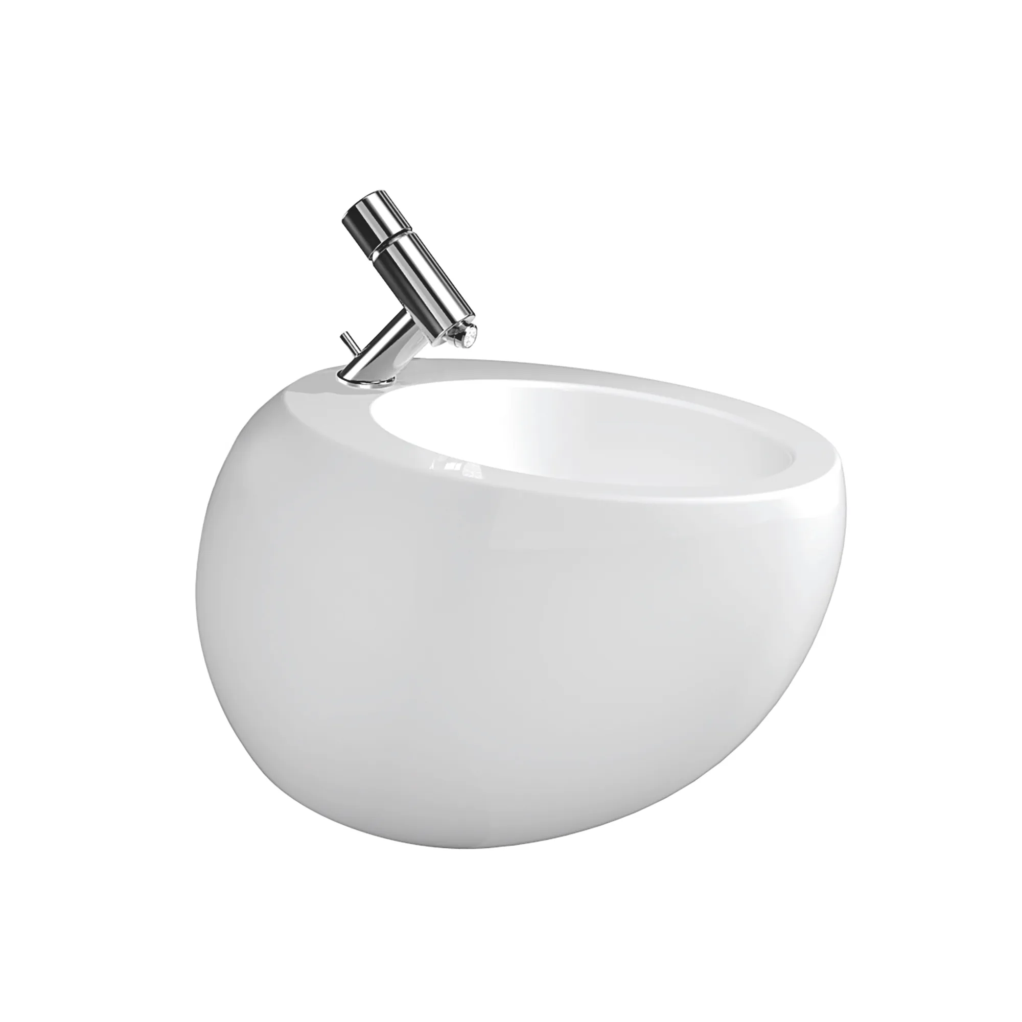 Laufen Bidet „Ilbagnoalessi“, Befestigung verdeckt in Weiß Laufen Bidet „Ilbagnoalessi“, Befestigung verdeckt in Weiß