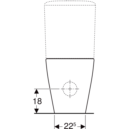 Stand-Tiefspül-WC für Kombination mit Spülkasten „iCon“ 35,5 × 40 cm ohne Spülrand, Befestigung verdeckt Stand-Tiefspül-WC für Kombination mit Spülkasten „iCon“ 35,5 × 40 cm ohne Spülrand, Befestigung verdeckt