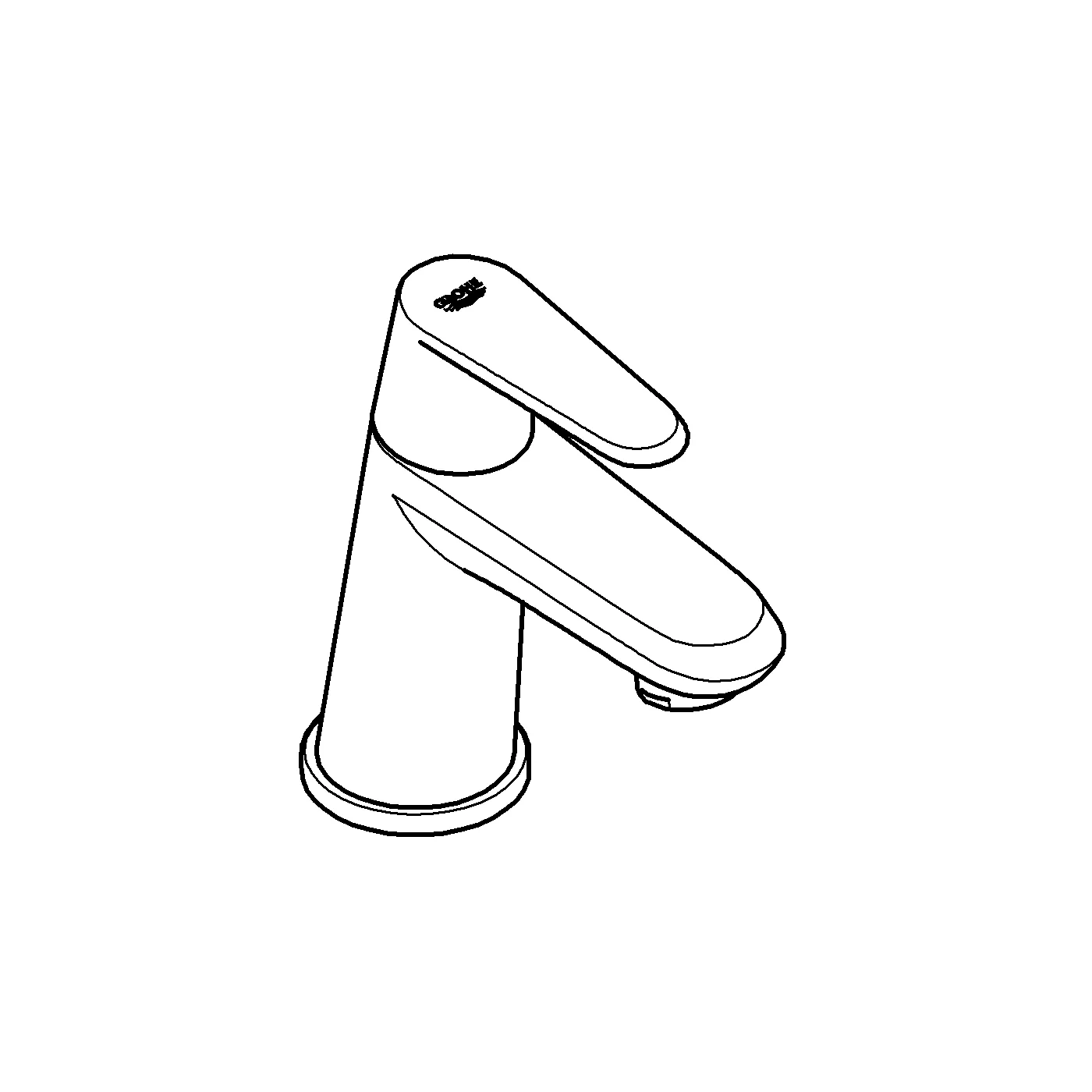 Grohe Eurodisc Cosmopolitan Standventil XS-Size, Einlochmontage, Keramik-Oberteil ½, 90 Grad, Grohe Long-Life Oberfläche, Grohe EcoJoy, SpeedClean Mousseur, chrom Grohe Eurodisc Cosmopolitan Standventil XS-Size, Einlochmontage, Keramik-Oberteil ½, 90 Grad, Grohe Long-Life Oberfläche, Grohe EcoJoy, SpeedClean Mousseur, chrom