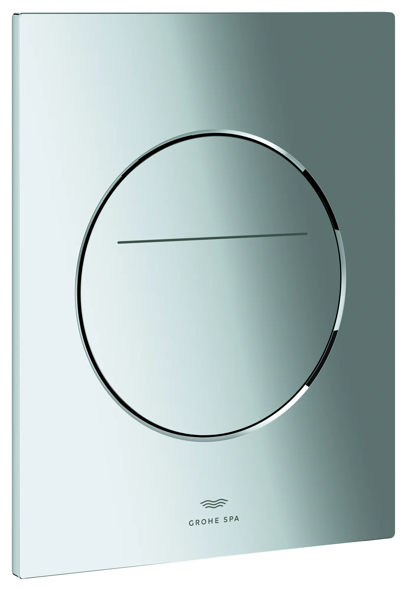 WC-Betätigung Silk Motion Arina 104645, rund, senkrechte Montage, für 2-Mengen-Betätigung, 6 V Lithium-Batterie, Typ CR-P2, chrom WC-Betätigung Silk Motion Arina 104645, rund, senkrechte Montage, für 2-Mengen-Betätigung, 6 V Lithium-Batterie, Typ CR-P2, chrom