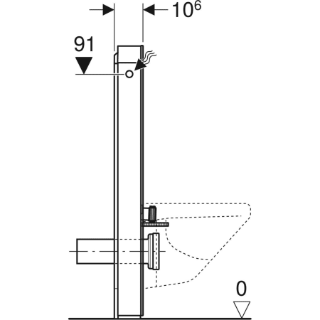 Monolith Plus Sanitärmodul für Wand-WC, 101 cm, Frontverkleidung aus Steinzeug: Steinzeug Betonoptik, Aluminium Monolith Plus Sanitärmodul für Wand-WC, 101 cm, Frontverkleidung aus Steinzeug: Steinzeug Betonoptik, Aluminium