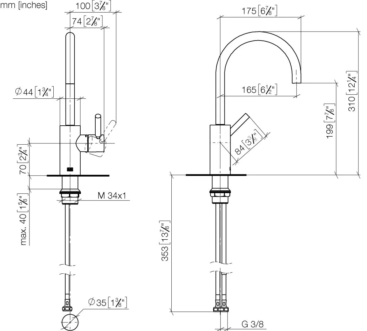 Waschtisch-Einhandbatterie ohne Ablaufgarnitur META Chrom 33565661 Waschtisch-Einhandbatterie ohne Ablaufgarnitur META Chrom 33565661