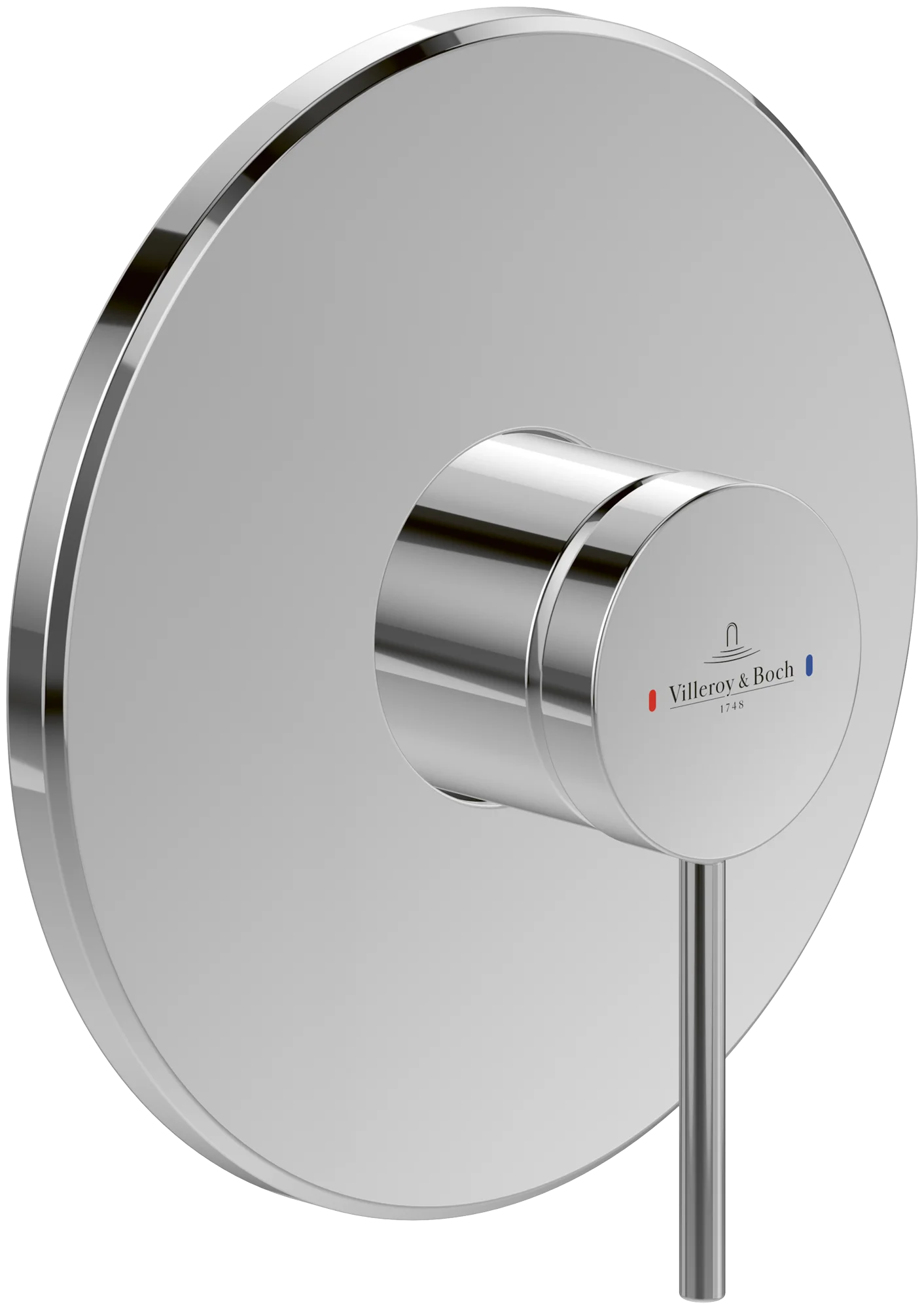 Villeroy & Boch Unterputz-Einhebel-Armatur Loop & Friends, Chrom, 172 x 180 mm, Höhe 215 mm