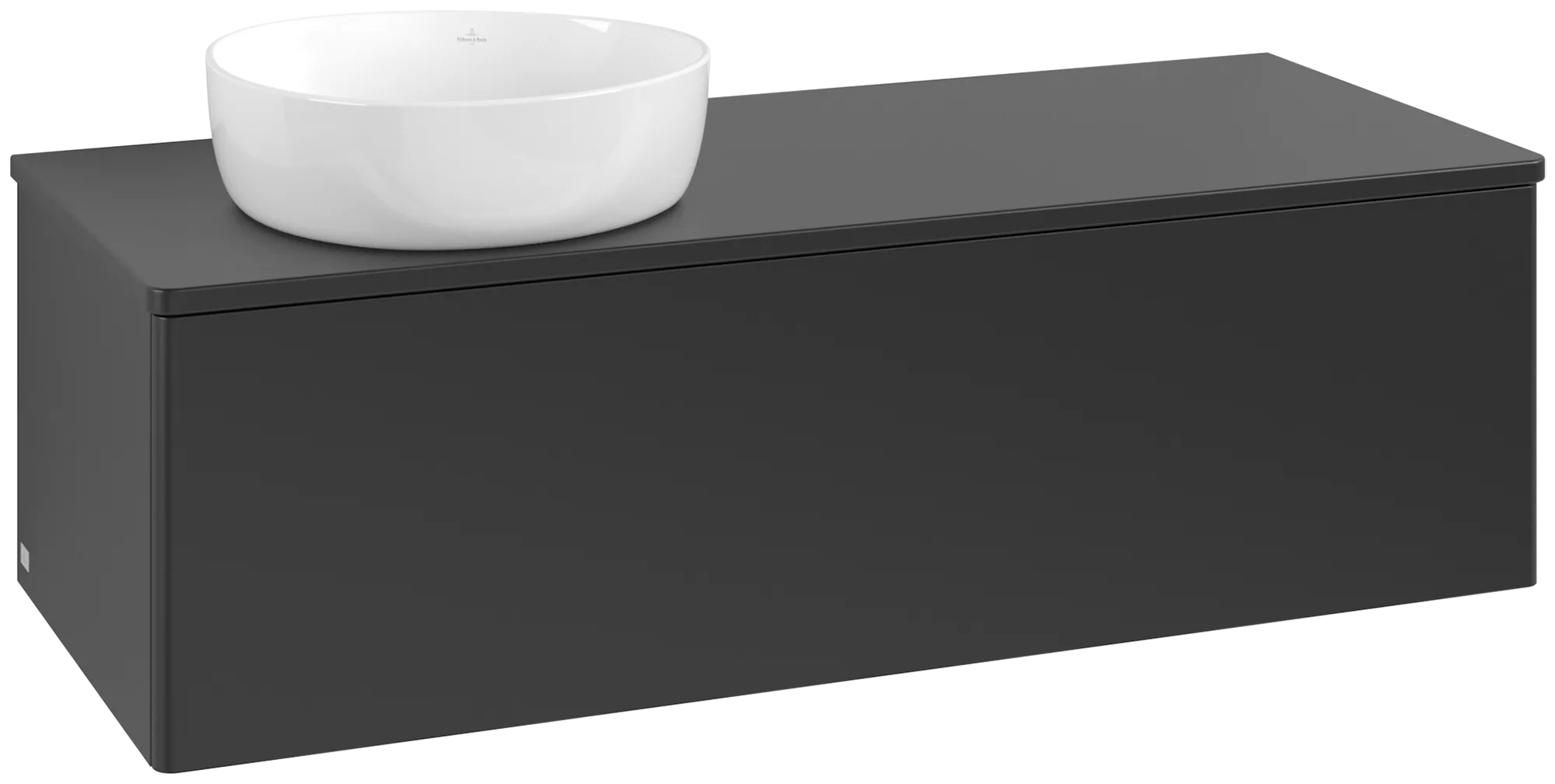 Villeroy & Boch Antao Waschbeckenunterschrank K33_1, 1200x360x500 mm, Black Matt Lacquer