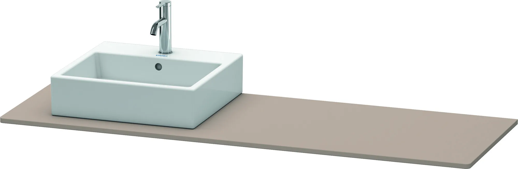 Duravit Konsole „XSquare“ in Basalt Matt