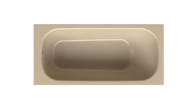 Bette BetteClassic Badewanne Rechteck 1-Sitzer, 1600x750 mm, 45 cm tief, beige, glasierter Titan-Stahl, BetteGlasur® Plus, inkl. Antidröhnen-Matte