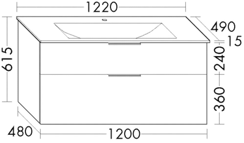 Glas-WT inkl. WTU (SEYX122), Eqio, 490x1220x615, Lack Matt Glas-WT inkl. WTU (SEYX122), Eqio, 490x1220x615, Lack Matt
