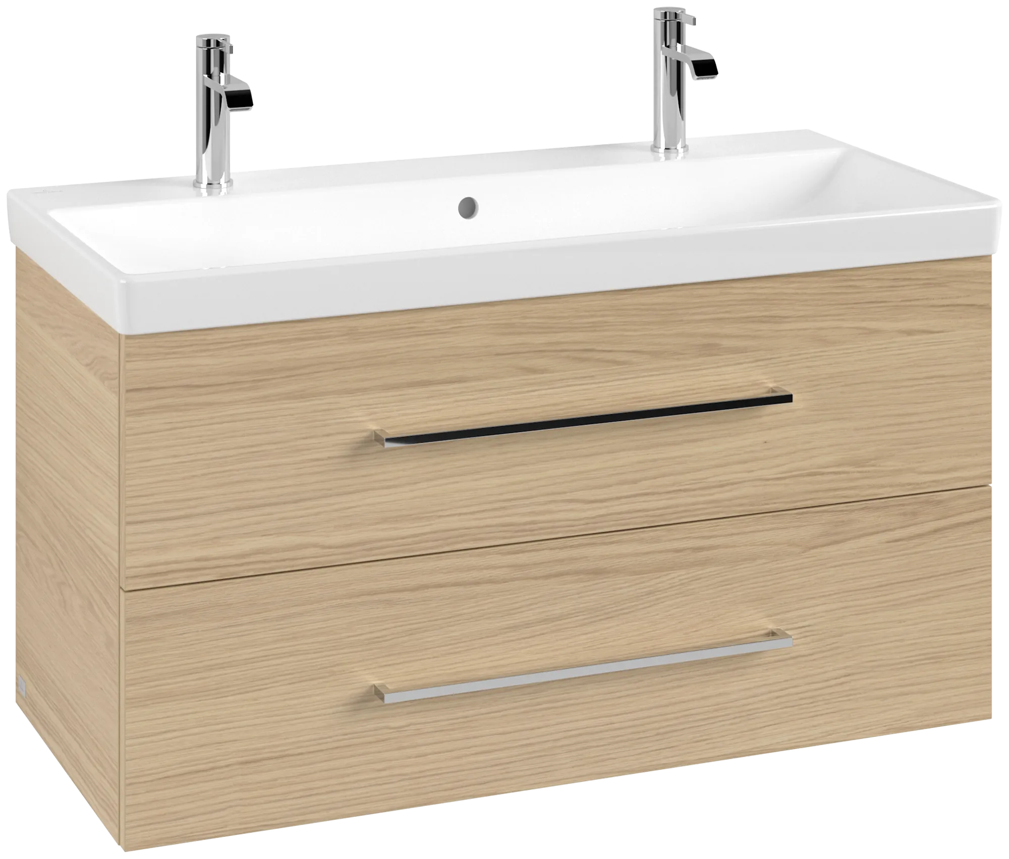Villeroy & Boch Waschtischunterschrank „Avento“ für Schrankwaschtisch 980 × 514 × 452 mm Nordic Oak, Soft Closing