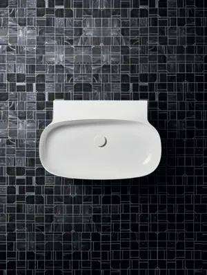 Waschbecken „Linda-X“ 75 × 50 × 13,5 cm in Weiß Waschbecken „Linda-X“ 75 × 50 × 13,5 cm in Weiß