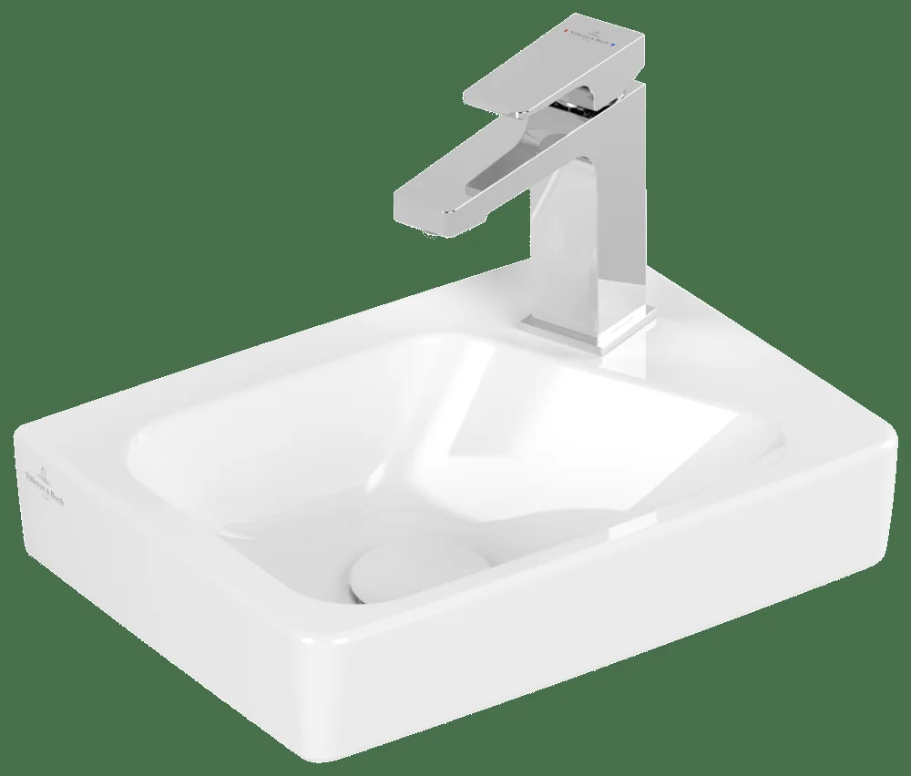 Villeroy & Boch Architectura Handwaschbecken 772-1, 355x260mm, links, Weiß Alpin Villeroy & Boch Architectura Handwaschbecken 772-1, 355x260mm, links, Weiß Alpin