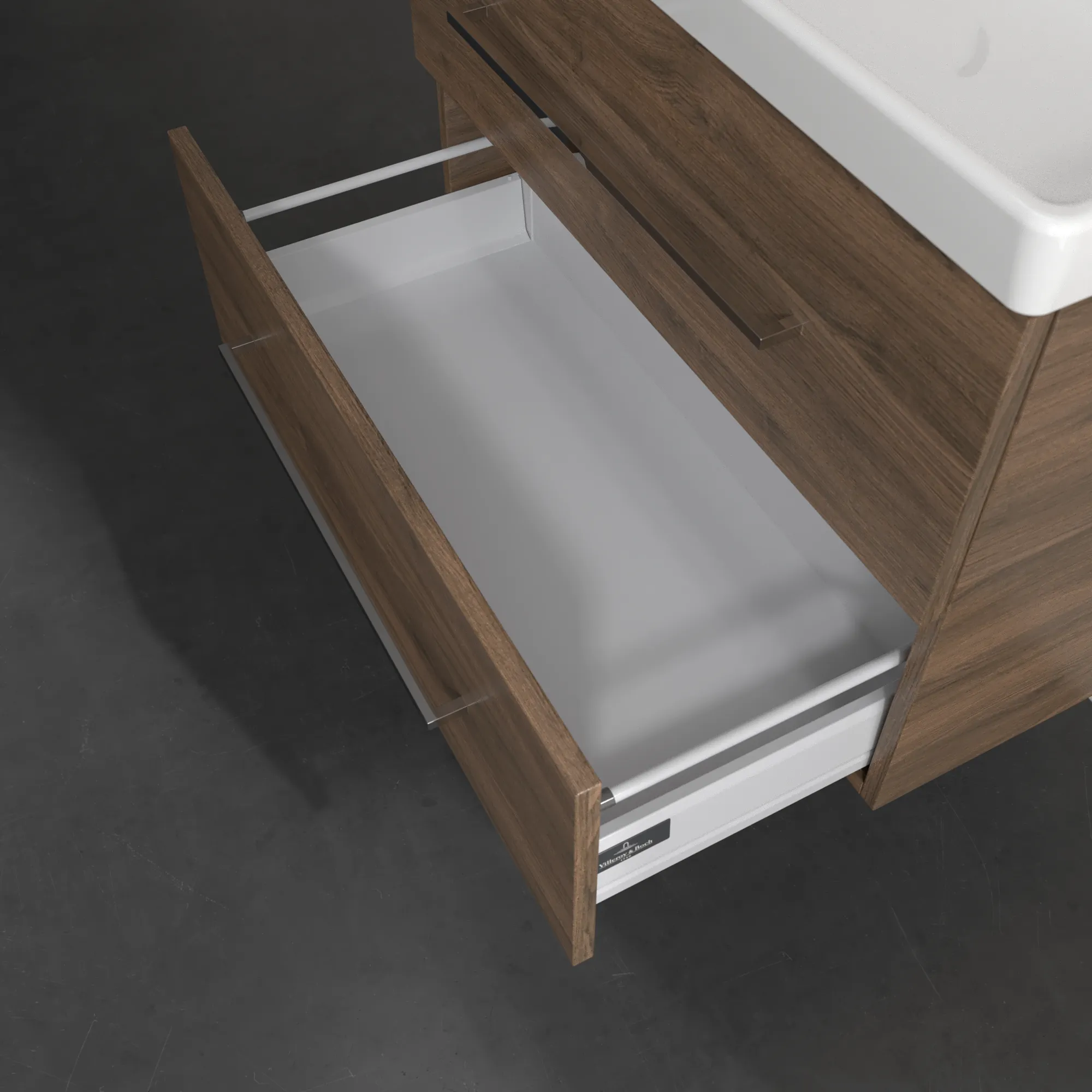 Villeroy & Boch Waschtischunterschrank „Avento“ für Schrankwaschtisch 780 × 514 × 452 mm Arizona Oak, Soft Closing