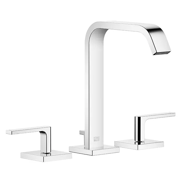 Waschtisch-Dreilochbatterie mit Ablaufgarnitur IMO Chrom 20713671 Waschtisch-Dreilochbatterie mit Ablaufgarnitur IMO Chrom 20713671