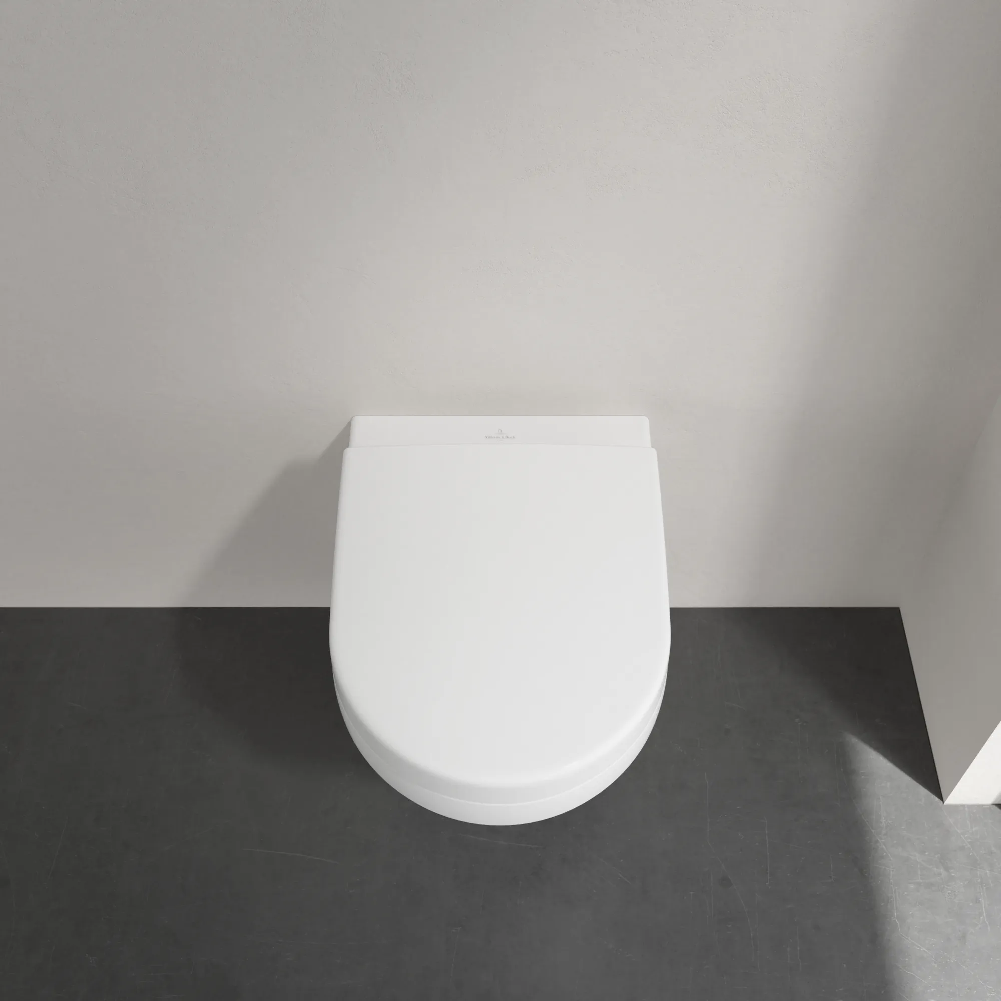 Wand-Tiefspül-WC Combi-Pack DirectFlush „Architectura“ 35 × 34 × 48 cm, ohne Spülrand, Abgang waagerecht