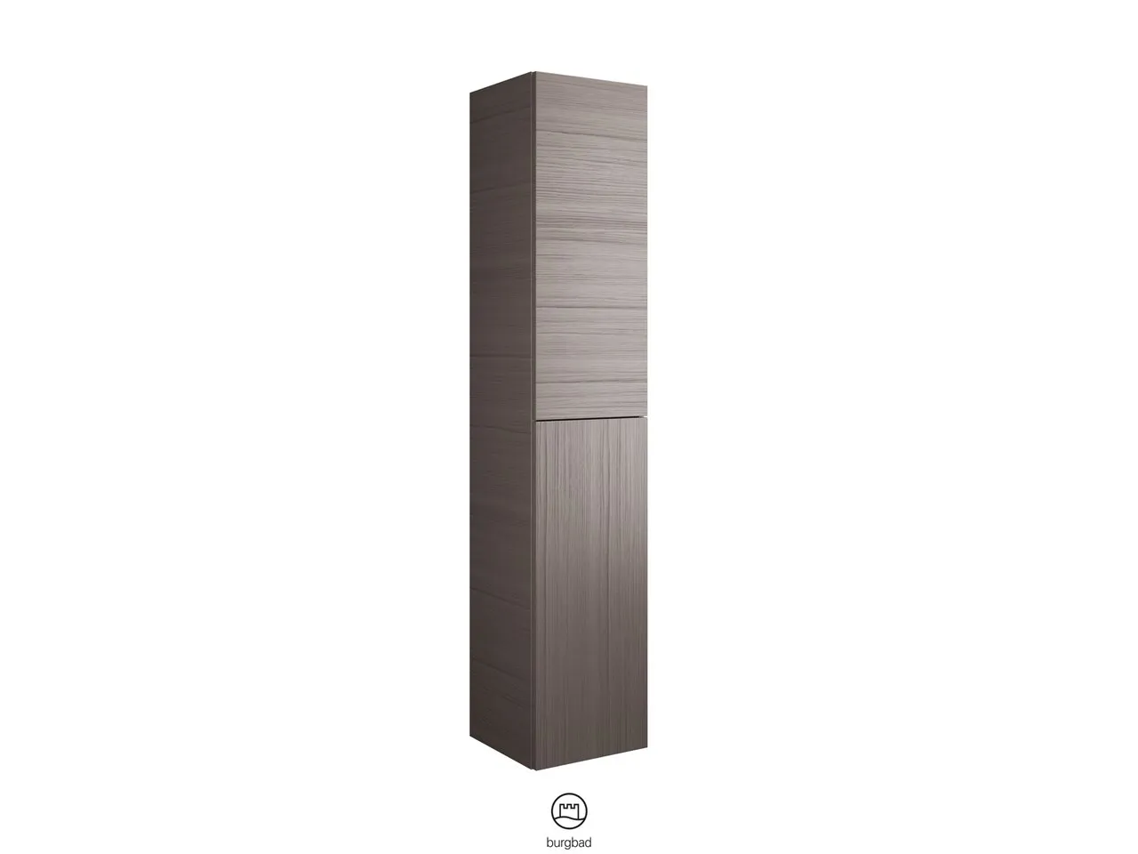 Hochschrank, 2 Türen mit Tip-On-Technik;2 Innenschubladen;4 Einlegeböden;1 fester Boden, Tiefe: 350 mm, Breite: 350 mm, Höhe: 1760 mm