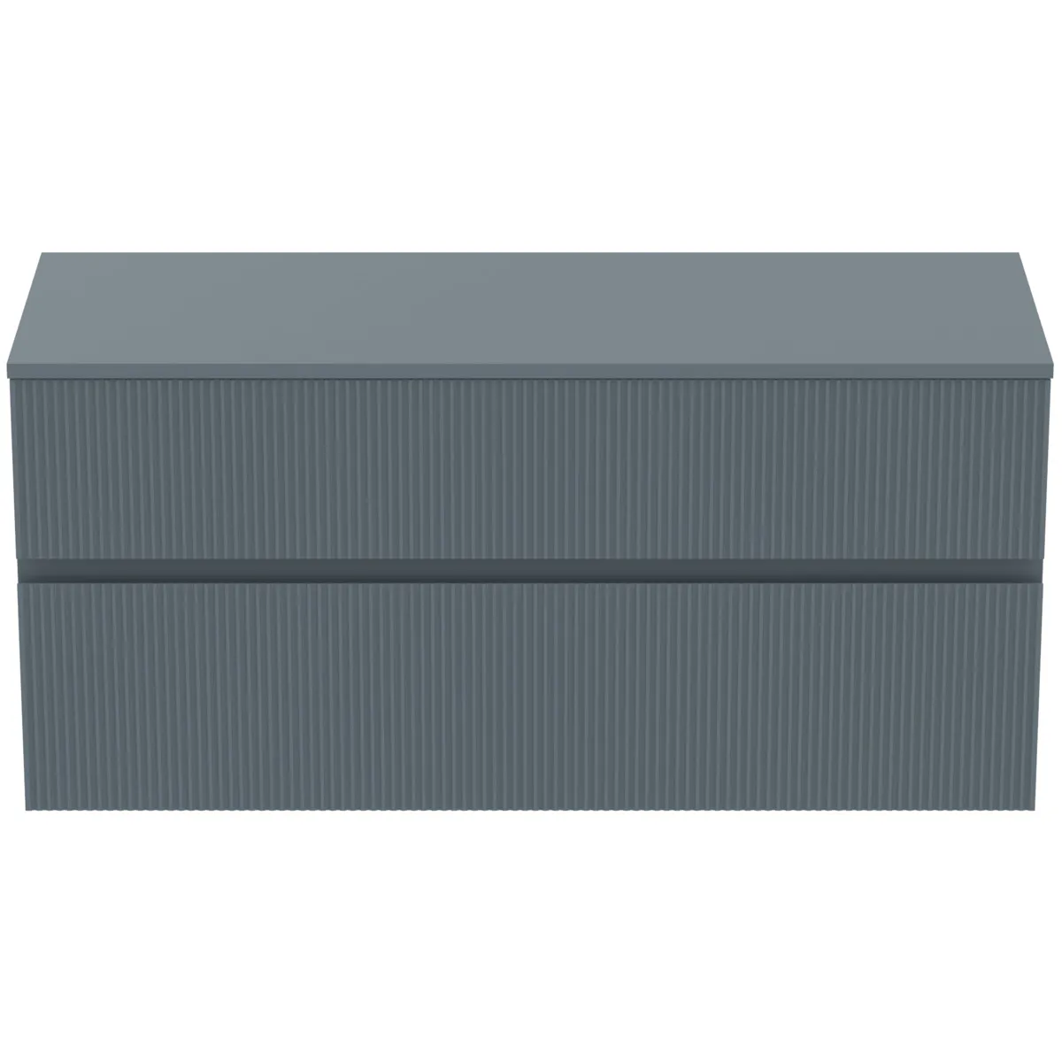 Ideal Standard Waschtischunterschrank „Finesse“ 120,2 × 55,8 × 44 cm Aschblau matt Ideal Standard Waschtischunterschrank „Finesse“ 120,2 × 55,8 × 44 cm Aschblau matt