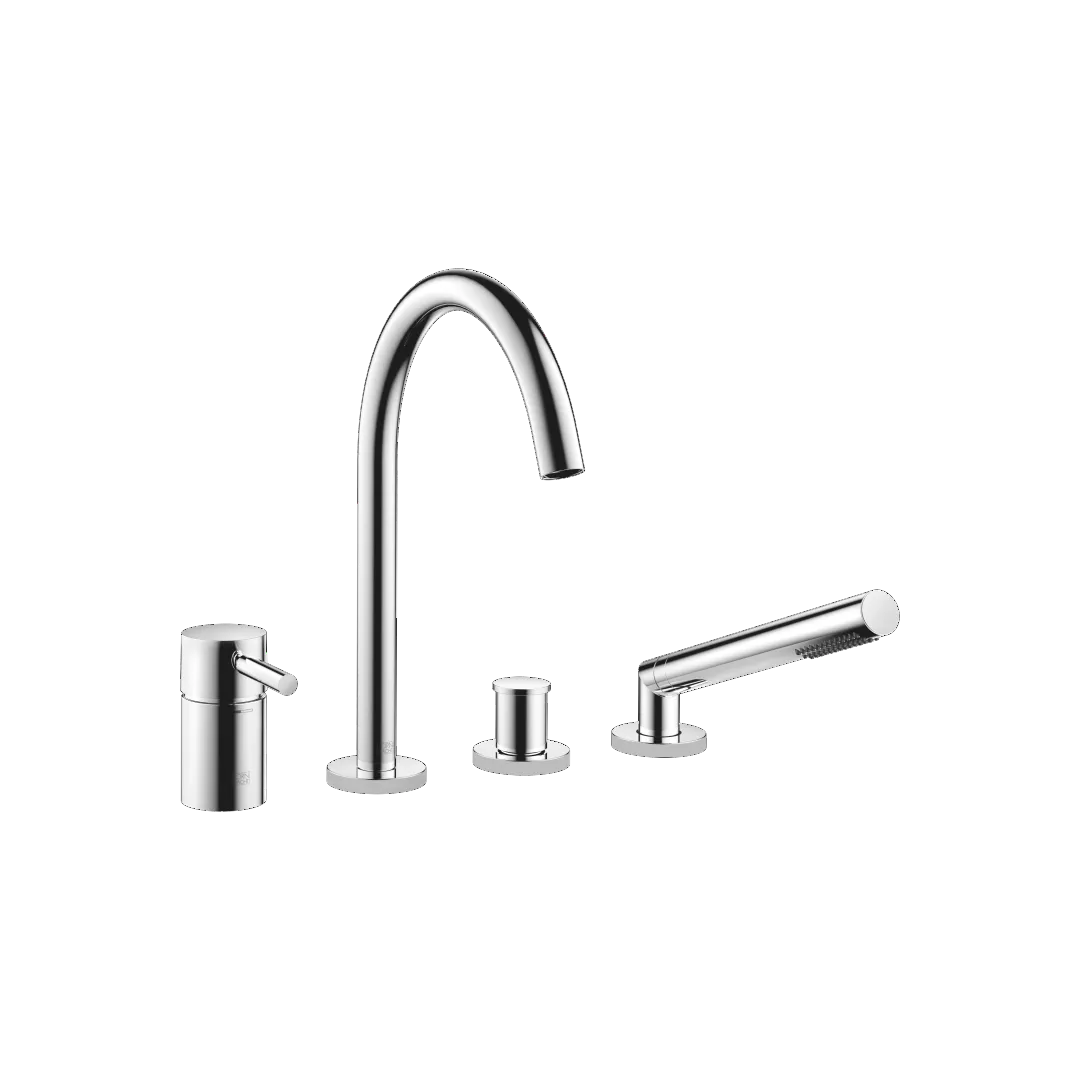 Wannen-Vierlochbatterie für Wannenrand- bzw. Fliesenrandmontage META Chrom 27632661 Wannen-Vierlochbatterie für Wannenrand- bzw. Fliesenrandmontage META Chrom 27632661