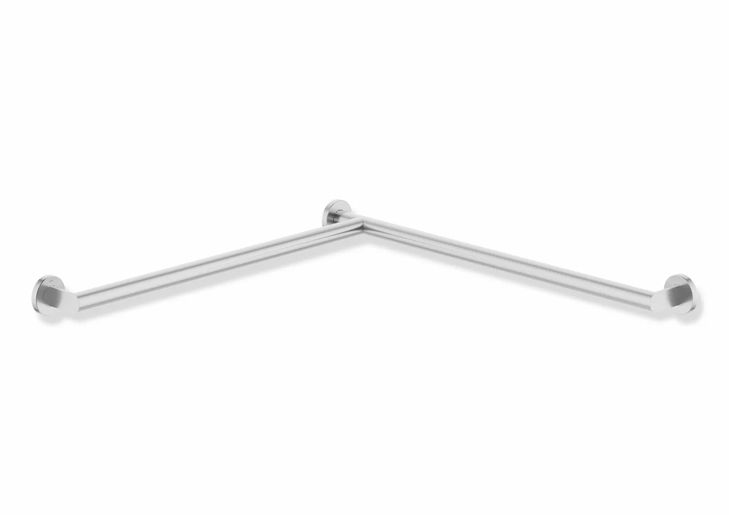 HEWI System 900 Duschhandlauf Edelstahl, links