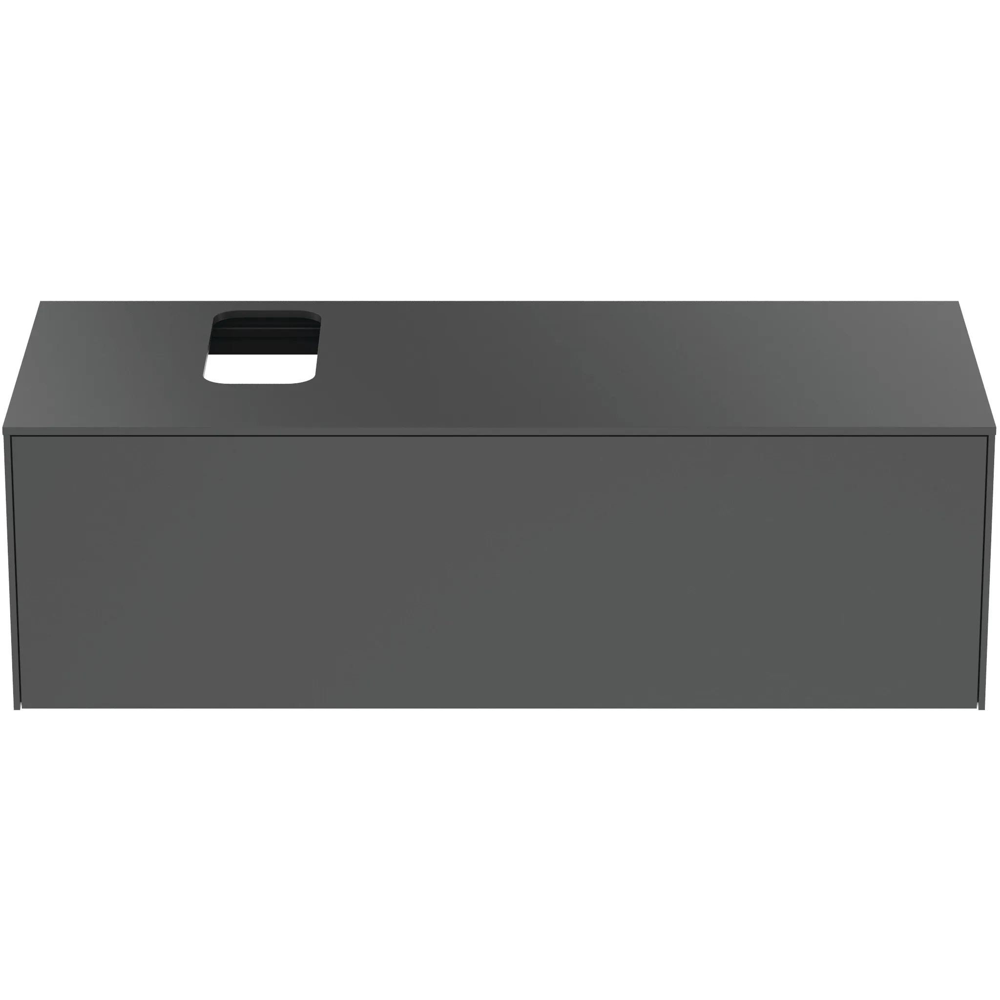 Ideal Standard Conca Waschtischunterschrank, Anthrazit matt, 1 Auszug, Push-Open mit Softclose, 1202x505x370 mm Ideal Standard Conca Waschtischunterschrank, Anthrazit matt, 1 Auszug, Push-Open mit Softclose, 1202x505x370 mm
